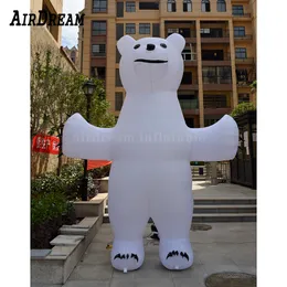 Производители продают милые животные пропаганды надувной мультфильм панды или белый медведь, используемые в открытых местах, таких как сцена и улица