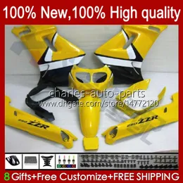 OEM Bodys For KAWASAKI NINJA ZZR250 1990 1991 1992 1993 1994 1995 1996 1997 1998 1999 Bodywork 54HC.49 yellow stock ZZR-250 ZZR 250 CC 90 91 92 93 94 95 96 97 98 99 Fairing