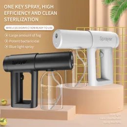 USB Rechargeable Mist Sprayer Party Favor 280ML UV Electric Nano Steam Sprayers Spray Gun Wireless Disinfection Facial Body Nebulizer Steamer