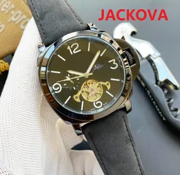 Лучшие мужские кожаные часы 50 мм роскошные моды классические водонепроницаемые мужчины Daydate Watch Sapphire недели календарь вскользь бизнес автоматическое оборудование наручные часы