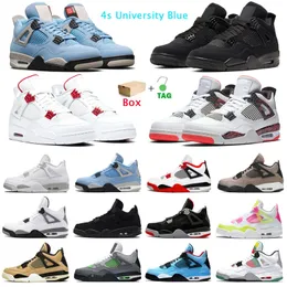 4S University Blue Jumpman Basketball Shoes 4 White Oreo Fire Red Thrand