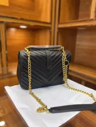 Women Men One Shoulder Bag Woman Bags Vintage Genuine Leather Tote Handbags Shoulderbag Handbag Chain Worn High Quality Quilted Crossbody