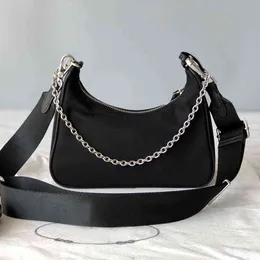 2021 Three-in-one Underarm Bag Luxury Designer Female Waterproof Nylon Cloth Chain Shoulder Crossbody s for Women