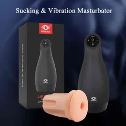 NXY Sex Män Masturbators Otouch Airturn 3 Male Masturbator Pussy för intima Toys Vibrator Automatic Blowjob Machine Vagina Anal Sucking 1222