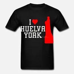 Men's T-Shirts Printed Men T Shirt Cotton TShirt O-Neck Short-Sleeve Women T-Shirt Huelva York Boy