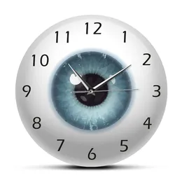 Eye Eyeball Pupil Core Sight View Ophthalmology Silent Wall Clocks All Seeing Human Body Anatomy Novelty Wall Gift