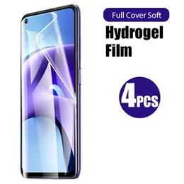 핸드폰 스크린 프로텍터 4pcs Xiaomi MI에 대 한 Hydrogel 필름 노트 10 Lite Pro MI 10 11 Pro Mi11 MI10 화면 보호기