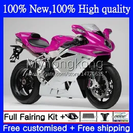 OEM Body For MV Agusta F4 1000 R 750 CC S 1000CC R312 750S 05 06 Bodywork 6No.43 312 1078 S 05-06 Cowling MA MV F4 312R 750R 1000R 2005 2006 Fairing Kit Rose silvery