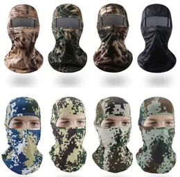 Camouflage Balaclava Caps Full Face Cover Mask Tactical CS WarGame Army Hjält Hjälm Liner Cap Magic Scarf Head Wraps Bandana