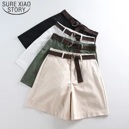 A-line Short Feminino Summer Loose High Waist Leisure Thin Shorts Women Large Size Wide Leg Female 4 Colors 7411 50 210510