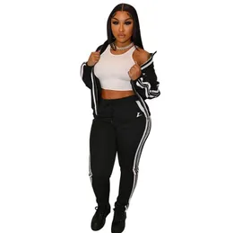 2022 Kvinnor Tracksuits Brand Winter Young Lady Sport Bekv￤ma Fashion Women's Digital Printed Casual Two Pieces Set Dxhetsjacka med byxor