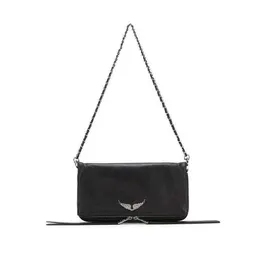 ZV Trend ozdobne skrzydła Lady Handel Bag Messenger Ladies Torba na ramię Kobiece skóry głowy Crossbody Chain Women Sac Femme