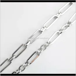 Pendant Necklaces & Jewelry Drop Delivery 2021 Pendants Stainless 3:1 Cross To Ring Titanium Steel Necklace Square Wire Long O-Chain O-Type P