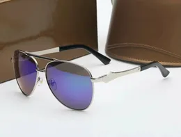 2021 Mężczyźni Klasyczny Design Okulary Moda Owalna Rama Powłoka Obiektyw UV400 Obiektyw Włókno węglowe Lato Styl Eyewear z 412