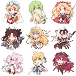 Fate Keychain Man Key Chainアクリル女性キーホルダーカップルキーリングアニメKey Ring漫画ペンダント面白いBrelok大文字g1019