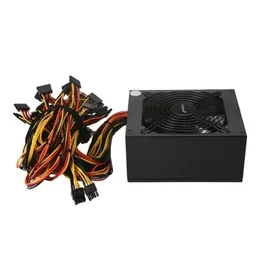 1700W ETH Coin Mining Miner Power Supply Support 8 Graphics Card Active PFC PSU