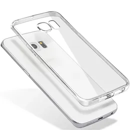 Ultra-fino Clear Soft TPU Capas telefônicas para Samsung Galaxy S8 S9 Plus S6 S7 Edge J1 J3 J5 J7 A3 A5 A7 2016 2017 Capa Capa Coque