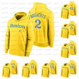 City Connect Boston Red Sox Yellow Hoodie Boston Red Sox Nike City