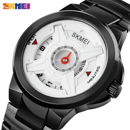 SKMEI Creative Dial Design Klockor för män Vattentät Fashion Mens Quartz Armbandsur Enkel Man Home Watch Reloj Hombre 1699 Q0524