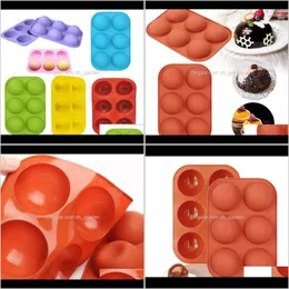 Moulds Bakeware Kitchen, Dining Bar Home & Garden Drop Delivery 2021 Semi Sphere Sile Molds Baking Mold For Making Kitchen Chocolate Bomb Cak