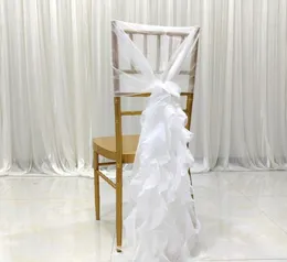 2021 Osłony krzesełkowe Vintage Romantyczny Różne Kolor Krzesło Sashes Piękne Moda Dekoracje Ślubne