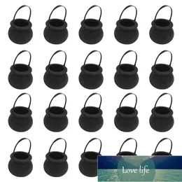 20 Pack Plastic Black Witch Candy Bowls Cauldrons Candy Kettles Witch Skeleton Cauldron Holder Factory price expert design Quality Latest Style Original Status