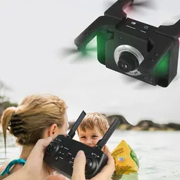 Folding Four-Axis HD Aerial Drone F6 Wide-Angle Camera Utseende Flygplan gest Foto leksak