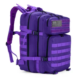 Backpacking Paketleri 45L Erkek/Kadınlar Yürüyüş Çanta Askeri Taktik Backpack Ordusu Su Geçirmez Molle Bug Out Çanta Açık Seyahat Kampı Sırt Çantası P230508