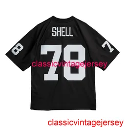 Uomini cuciti donne giovani arte shell #78 nero 1976 ricamo maglia personalizzato qualsiasi nome numero xs-5xl 6xl