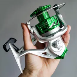 Baitcasting Reels JOSBY Fishing Reel Spinning 2000-6000 Series Metal Spool Wheel Carp For Sea High Speed Saltwater 5.2:1