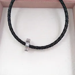 925 Silver indian jewelry sets making regalos para el dia de la madre Ice Sculpture Spacer DIY charm pandora bracelet gifts for women chain bead necklace 797529CZ