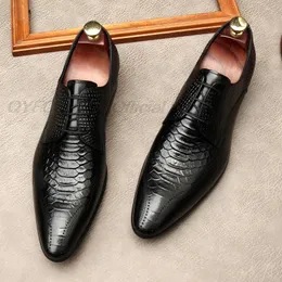 Scarpe da uomo in vera pelle di design di marca di lusso, scarpe oxford integrali per uomo, scarpe da sera nere, scarpe da ufficio, scarpe da ufficio