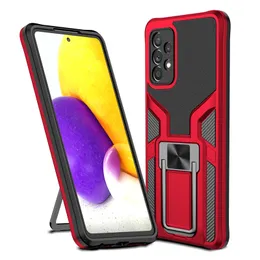 Rugged Armor Phone Cases TPU+PC+Metal 3 In 1 Mobile Phones Case Cover For Samsung S21 A32 A52 A72 iPhone 13 12 LG Google Huawei P50 Motorola Cellphone