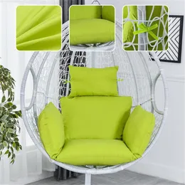 Almofada/travesseiro decorativo pendurado cadeias de cadeira de vime de vime de vime de vime swing swing suave para decoração interna