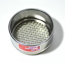 Lab Supplies Test Sieve Laboratory Standard Sampling Inspection Pharmacopeia 304 SUS Screen Chroming Frame R10cm Aperture 2-5mm