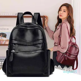 Backpack Style Hoge Kwaliteit Rugzak Pu ken Vrouwen Schooltassen Voor