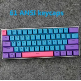 Frosted Backlit Key Caps For ANSI 60% Layout Mechanical Keyboard Gh60 XD60 RK61 ALT61 ANNE Double-s Molding Keycap11