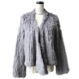 Vinter Höst Kvinnor Real Fur Coat Kvinnor Kvinnor Köttfärs Jacka Casual Tjock varmt mode Slim Overcoat Kläder 211019