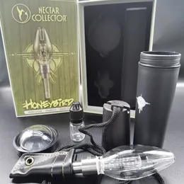 Honeybird Nectar Collector Vaporizzatore Kit Narghilè di alta qualità con punta al quarzo in ceramica di titanio Mini tubi di vetro Oil Rig VS Bong