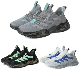 Top Quality Outdoor Running Shoes Men Women Black Green Grey Dark Blue Fashion #12 Mens Trainers Womens Sports Sneakers Walking Runner Shoe