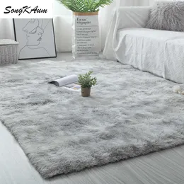 Songkaum Modern Enkelhet Shorthair Stora mattor Barn icke-slip Tatami Customizable Mats Sovrum Hem LVING ROOM RUG 210928