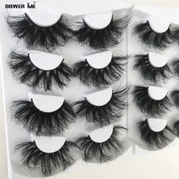 Par Mink Eyelashes 30mm Fluffy Lashes Messy Long False Tjock Fake Wholesale Dramatic Eyelash in Bulk