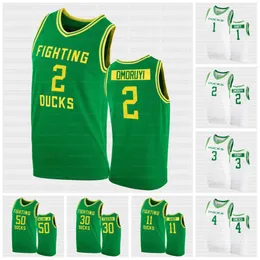 Oregon Ducks NCAA College basket 2020-21 Jersey 1 N'Faly Dante 2 Eugene Omoruyi 3 Jalen Terry 4 Eddy Ionescu 5 Chris Duarte 11 Amauri Hardy Figueroa Williams Jr.