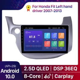 DSP KLED 2DIN CAR DVD Android 10.0 GPS Radio Player для Honda Fit Jazz 2007-2013 Мультимедиа WiFi 4G RDS Carplay головной блок