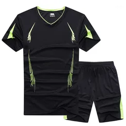 Abbigliamento sportivo da uomo Allenamento estivo Set di esercizi Escursionismo Corsa Fitness Fast Dry Traspirante Top Abbigliamento Giacca sportiva da uomo nera1