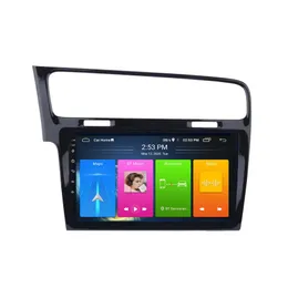 Bil DVD-spelare Android 10 Pekskärm Huvudenhet Bluetooth Auto Stereo för VW Golf 7 2014-2018 Multimedia