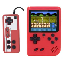 Portable Mini Handheld Game Console 1000mAh Battery 3,0 tum färg LCD Retro 8-bitspelare Inbyggda 400 spel för barn presentspelare