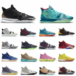 designer Kyries 7s Mens Basketball Shoes Kyrie 5 Special-FX Pale Ivory Anime Hip Hop Horus Brown green irving 7 trainers outdoor Sports Sneakers Y22T