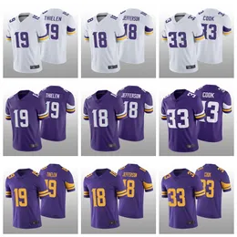 18 Justin Jefferson Addison Minnesotavikingsmen Women Youth Football Jersey Lewis Cine Kirk Cousins ​​Moss Hunter Harrison Smith Mattison Jay Ward K.J. Osbra