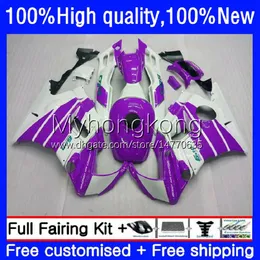 Karoser Honda CBR600 F2 CBR 600F2 600 F2 FS CC 600CC 600FS Tam Vücut 34no.205 CBR600F2 91 92 93 94 CBR600CC 91-94 CBR600FS 1991 1992 1993 1994 Purering Mor Beyaz